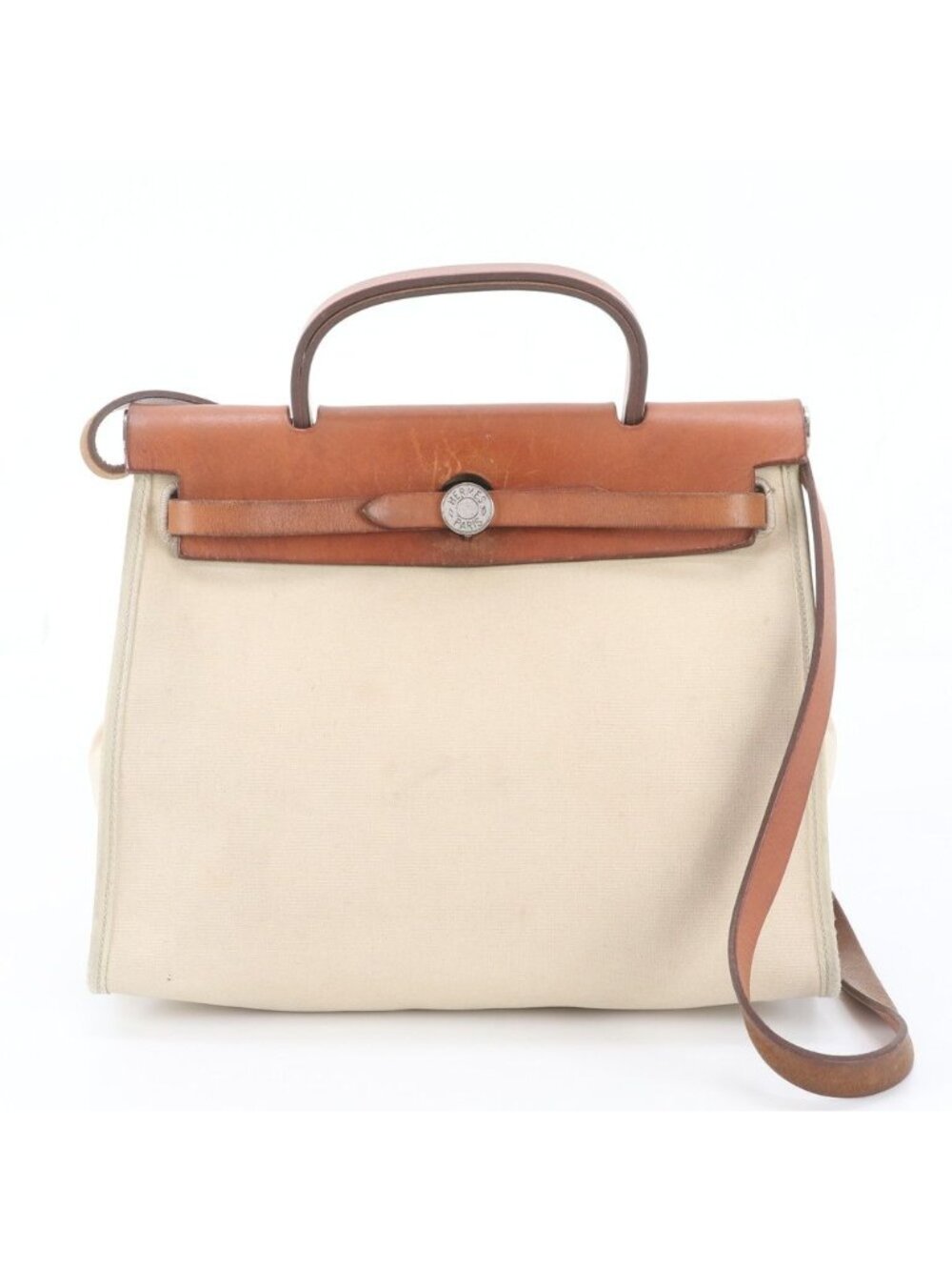 Hermes Herbag Zip PM Toile H 2-Way Shoulder Bag